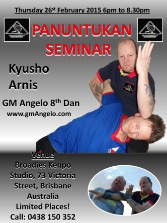 Grandmaster Angelo | Filipino Kyusho, Martial Arts DVDs, Self Defence and More