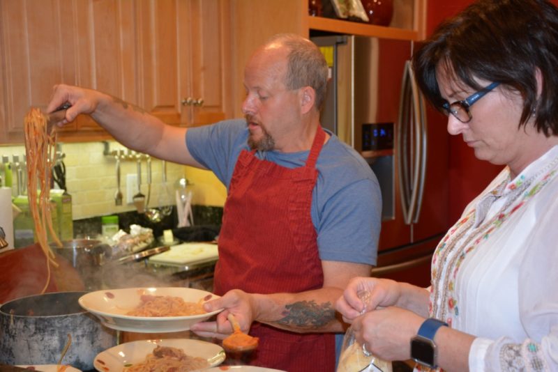 Angelo Cooking